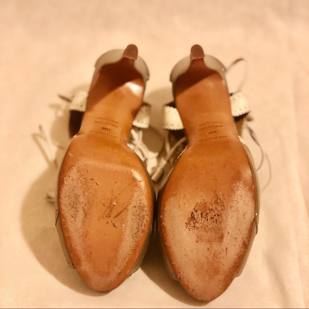 Hermès Brogue lace-up platform Sandals - Picture 4 of 6